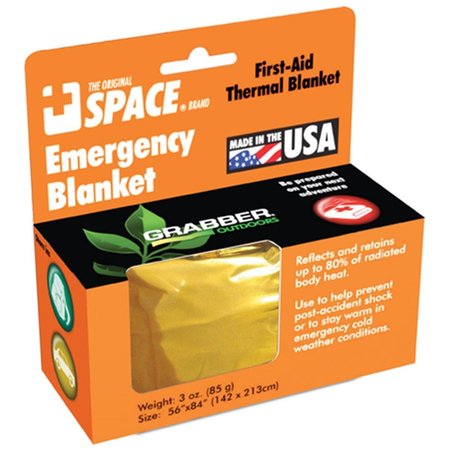 Space Space 127012 Emergency Blanket - Gold 127012